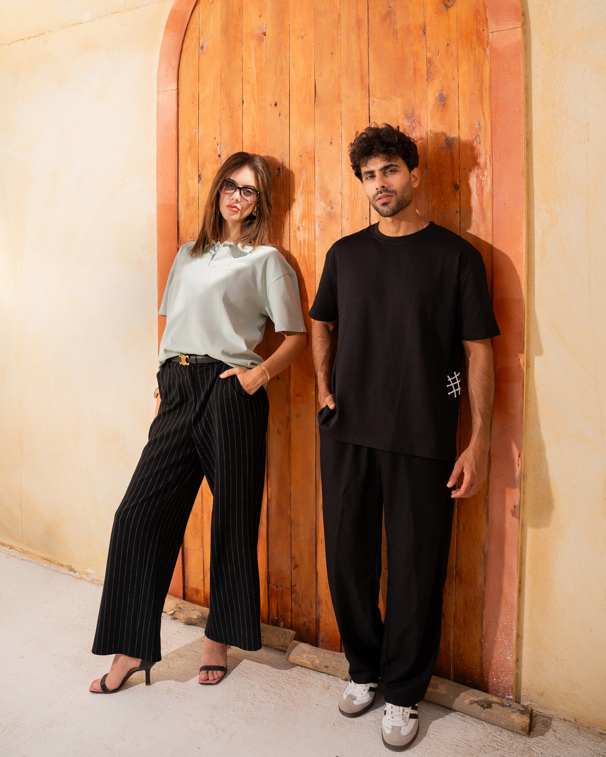 The Stitched Tee - Black