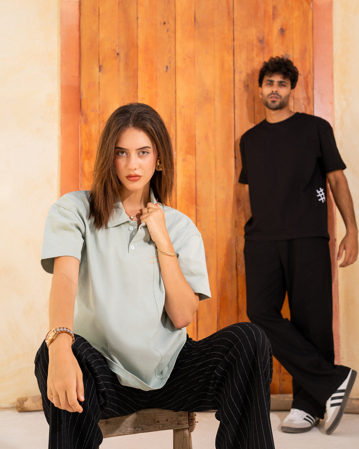 The Hand-Stitched Polo - Mint