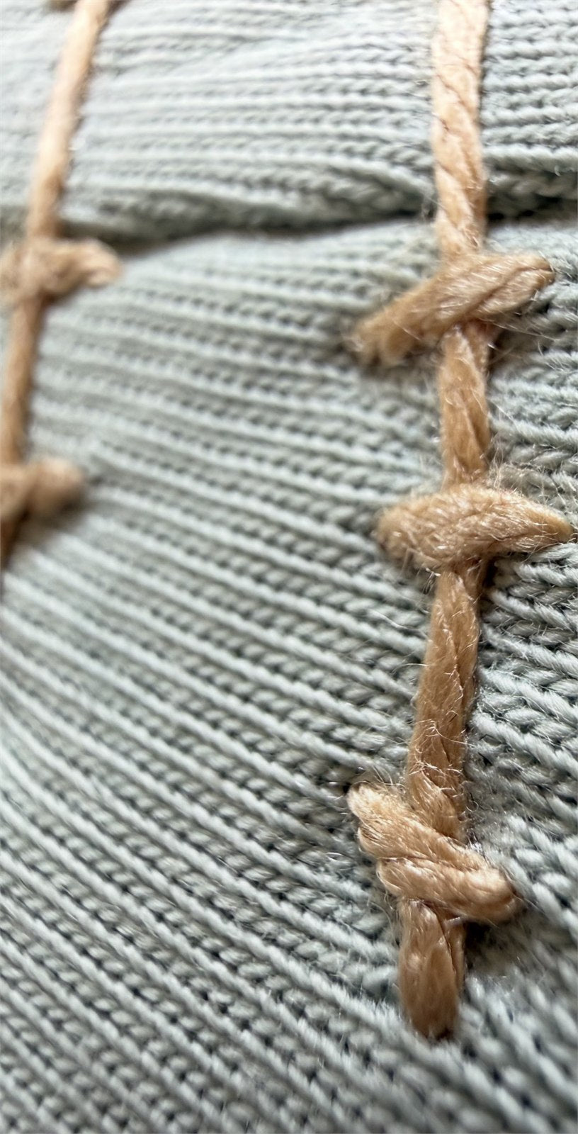 The Hand-Stitched Polo - Mint material detail 3